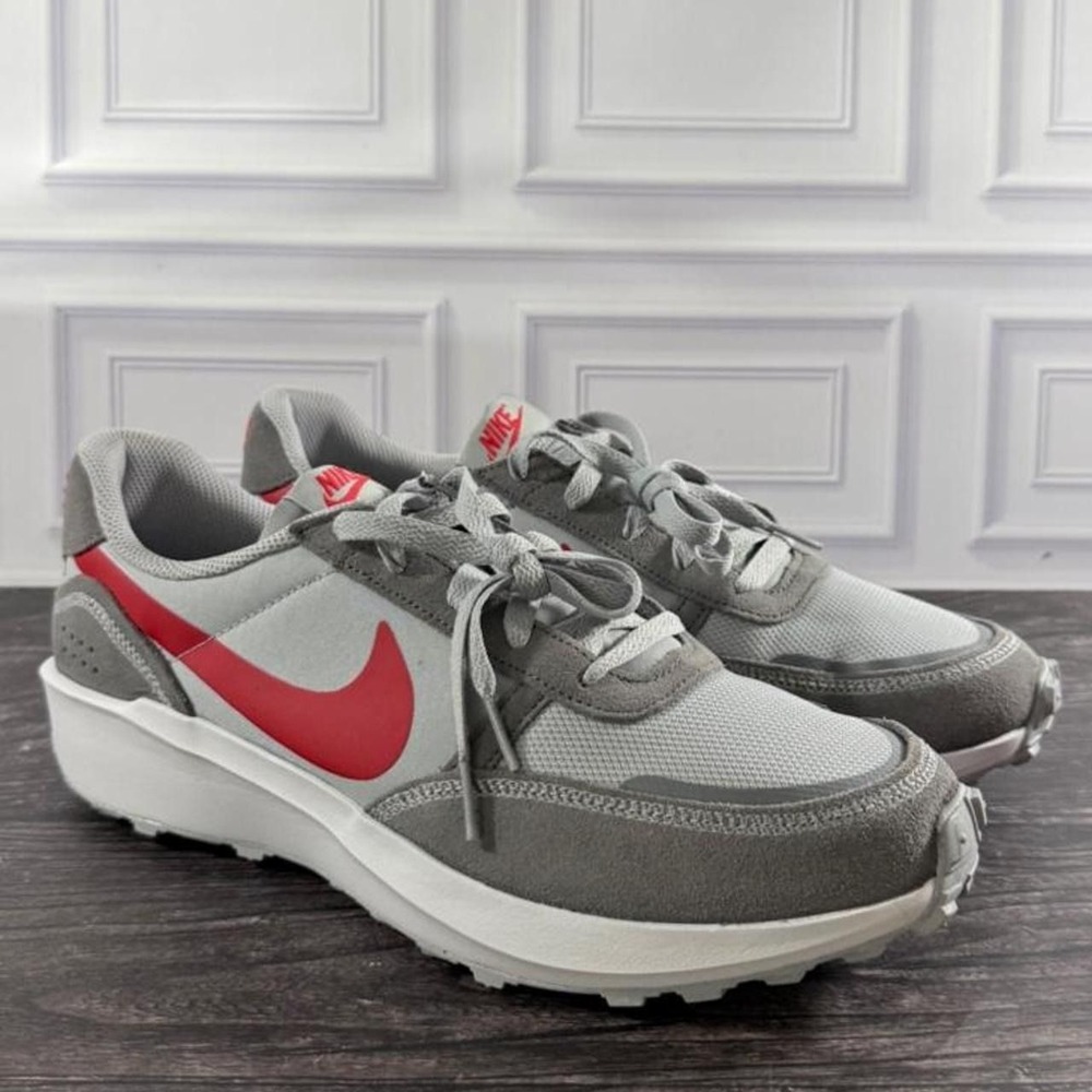 Men's size 11 Nike P6000 Gray Sneakers with Red Nike Swoosh